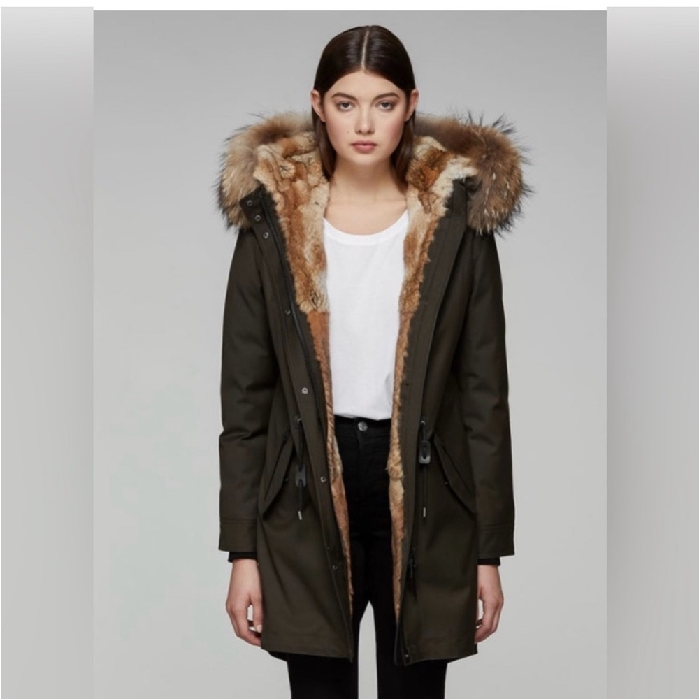 Mackage Down Sleeve Parka
 Fur-Lined Women's Parka